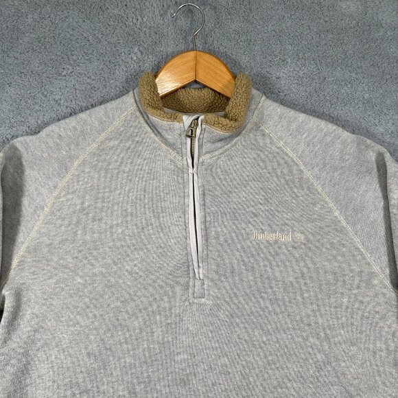 Timberland Gray Half-Zip Sweater - Picture 5 of 12